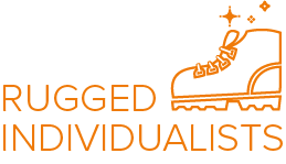 Rugged Individualists (small header, orange)